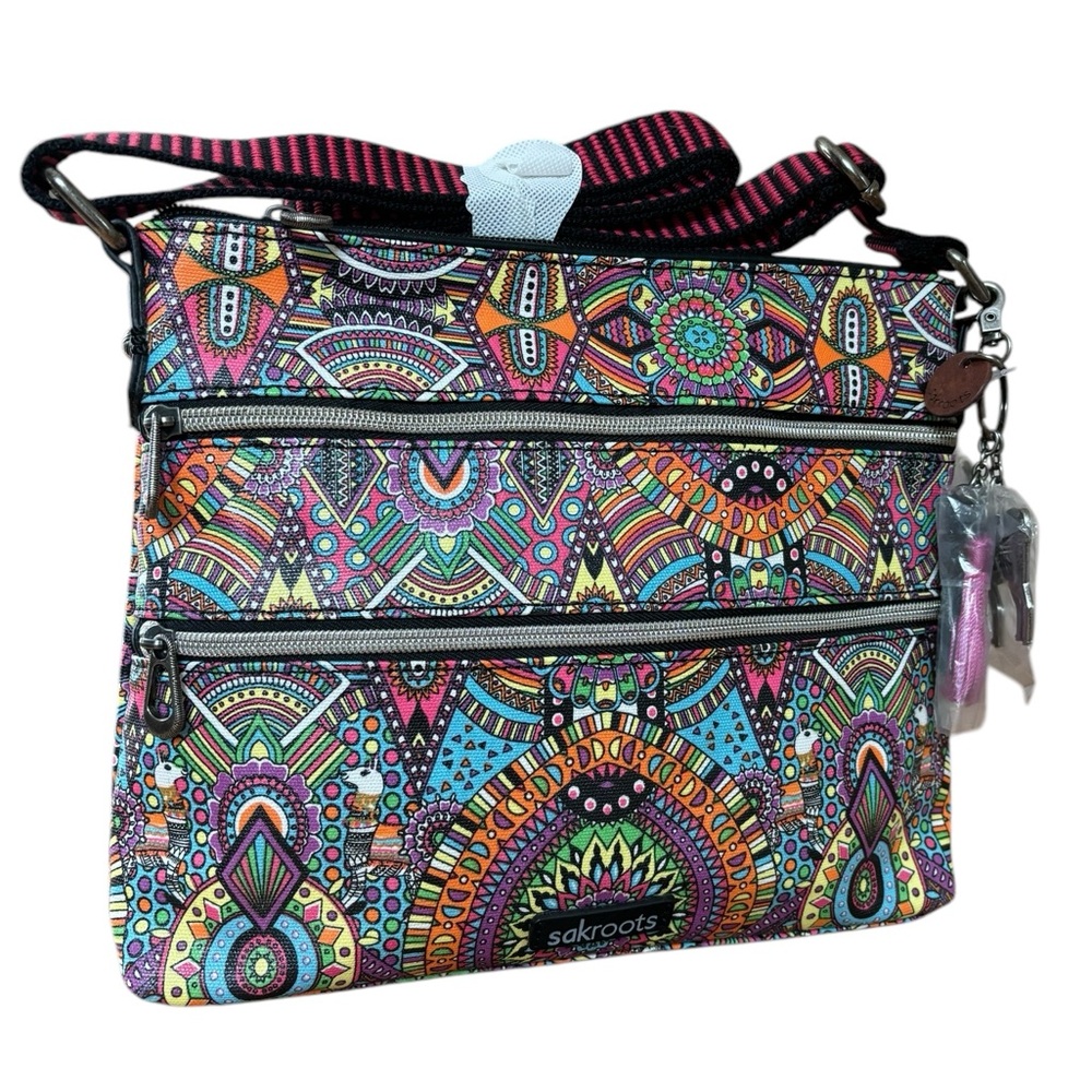 NWT Fun Printed Bag w/ Llama! - Picture 4 of 8